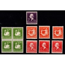 H. C.  Andersen lot - Postfriske mærker.